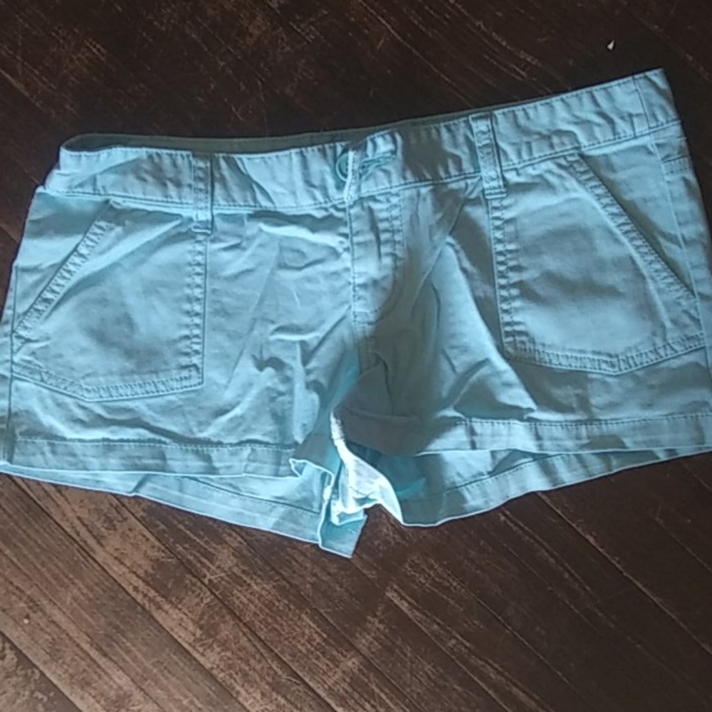 Baby blue shorts